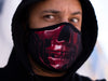 Accessories BLOOD DRIP - Fitted Polyester Face Mask - Tattooed Theory