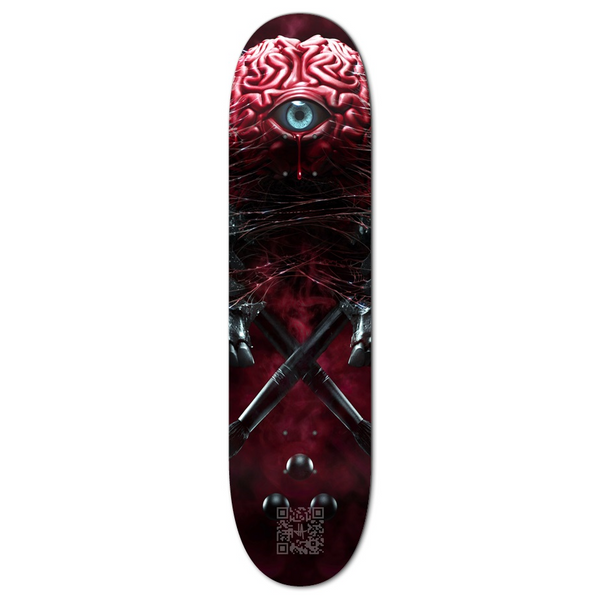 Skateboard "Mind's Eye" Custom Skateboard - Tattooed Theory