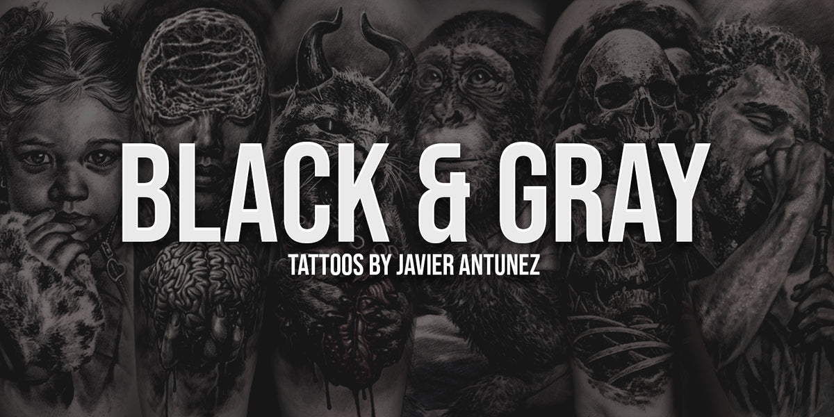 Black and Gray tattoos by Javier Antunez