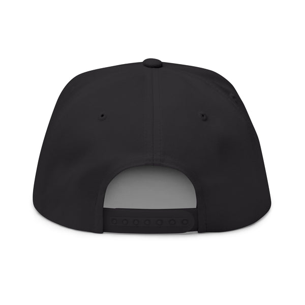 Tattooed Theory T Stylish Flat Bill Cap with Embroidered Design - Urban Streetwear Hat