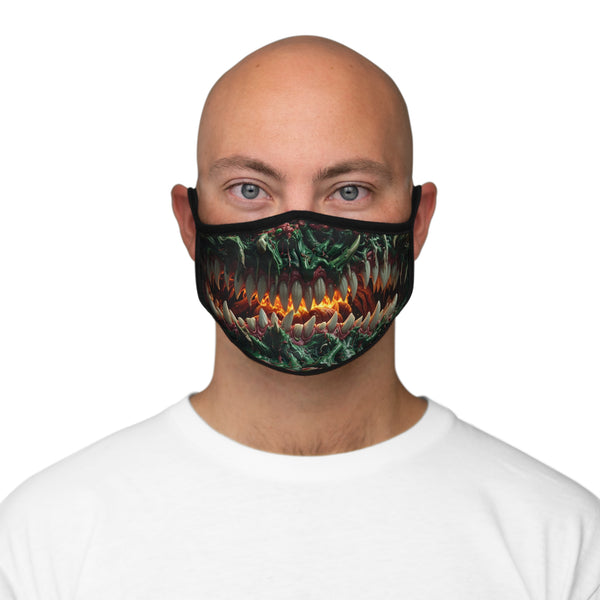 Fitted Monster Face Mask - Vivid Halloween Design for Costume Parties