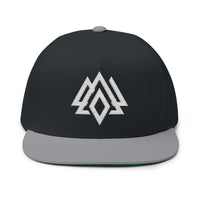 Tattooed Theory Logo Embroidered Flat Bill Cap,