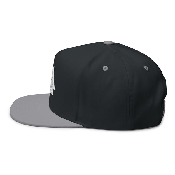Tattooed Theory Logo Embroidered Flat Bill Cap,