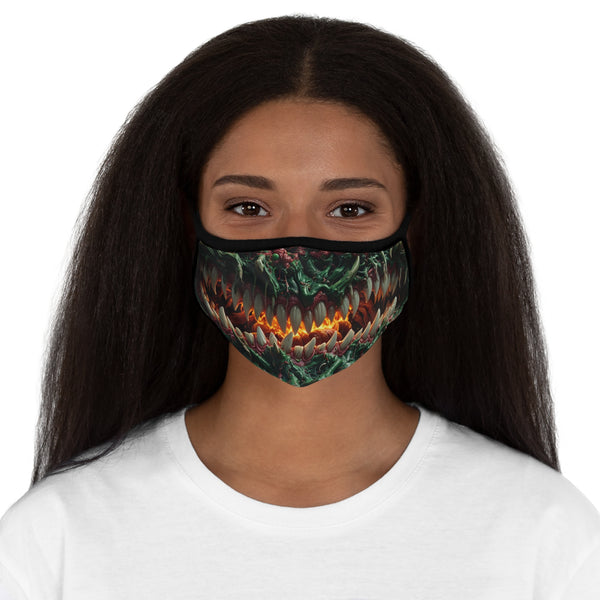 Fitted Monster Face Mask - Vivid Halloween Design for Costume Parties