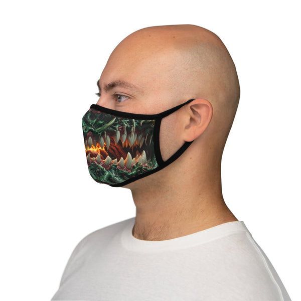 Fitted Monster Face Mask - Vivid Halloween Design for Costume Parties