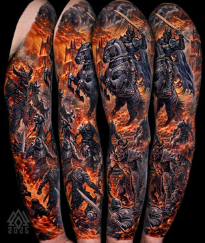 Javier Antunez tattoo work