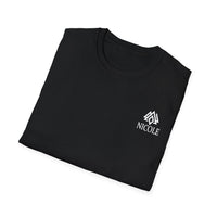 Nicole Tattooed Theory Logo T-Shirt — Custom Nicole Chest & 'Tattooed Theory at Lake Norman' Back Print