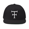 Tattooed Theory T Stylish Flat Bill Cap with Embroidered Design - Urban Streetwear Hat