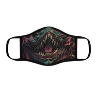 Fitted Polyester Face Mask - Monster Design for Halloween and Daily Use