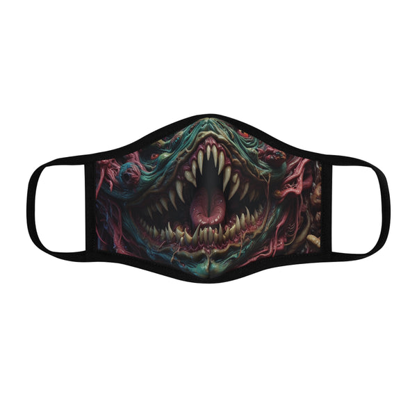 Fitted Polyester Face Mask - Monster Design for Halloween and Daily Use