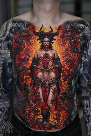 Javier Antunez tattoo work