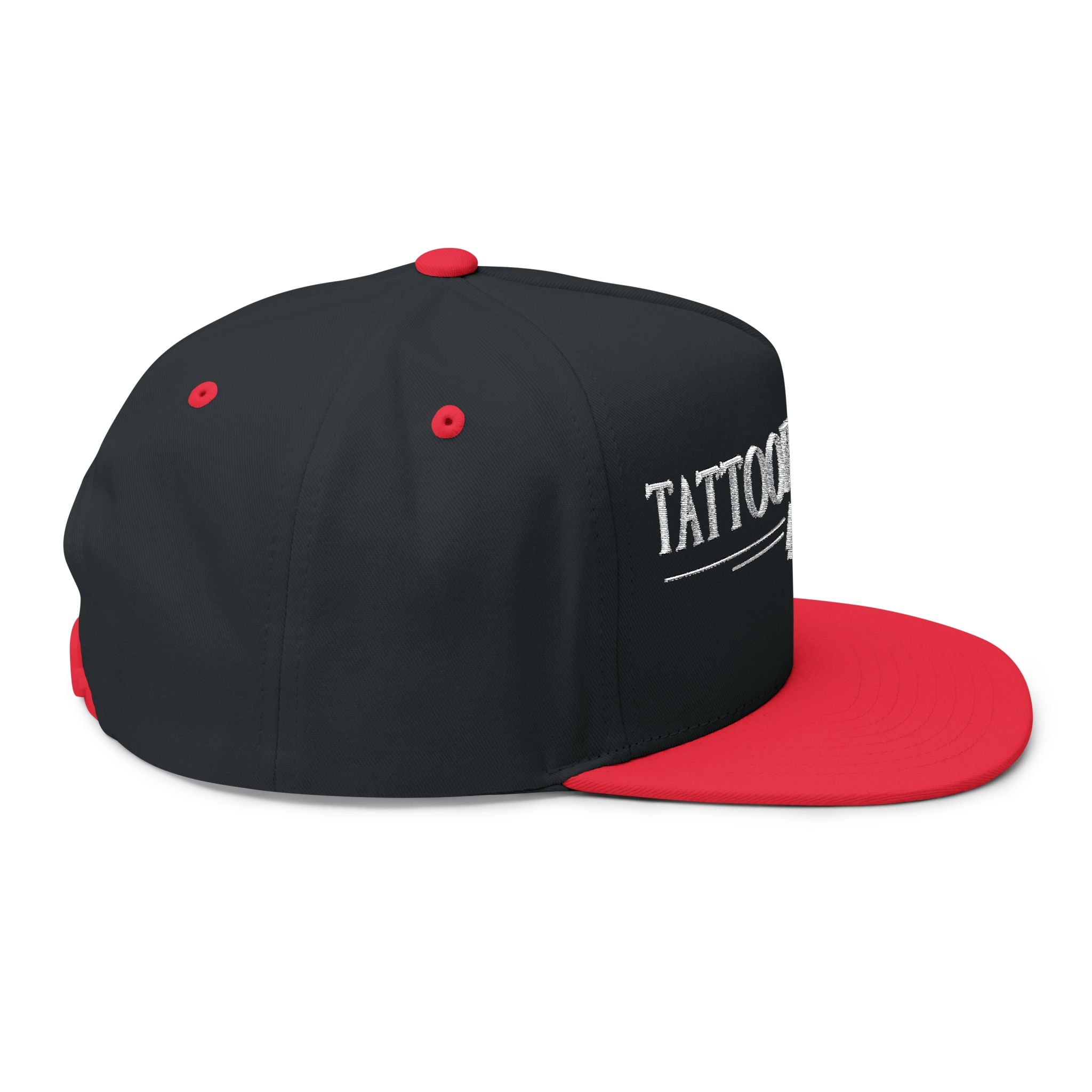 Tattooed Theory Flat Bill Cap, Cool Embroidered Cap