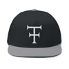 Tattooed Theory T Stylish Flat Bill Cap with Embroidered Design - Urban Streetwear Hat