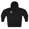 Tattooed Theory T Unisex Zip Hoodie with QR Code and Graphic Print - Trendy Streetwear for Everyday Style