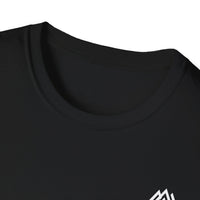 Churro Tattooed Theory Logo T-Shirt — Churro Chest Emblem, Back 'Tattooed Theory at Lake Norman' Graphic