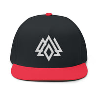 Tattooed Theory Logo Embroidered Flat Bill Cap,