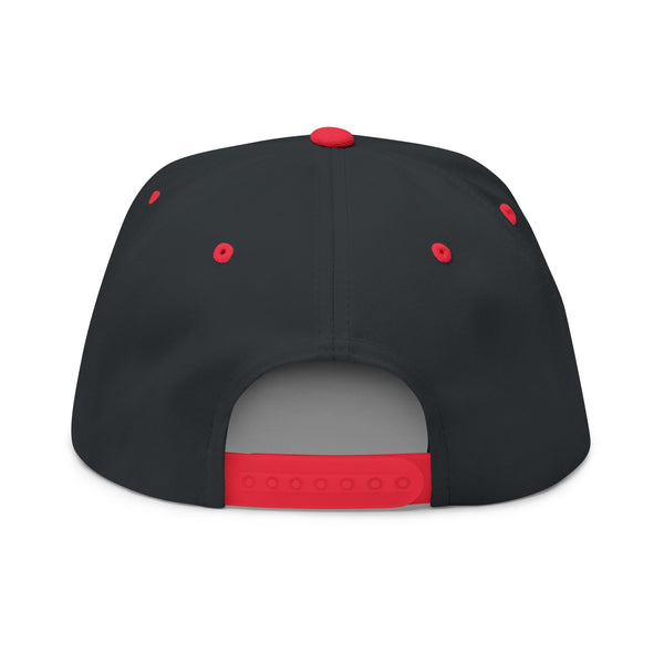 Tattooed Theory Logo Embroidered Flat Bill Cap,