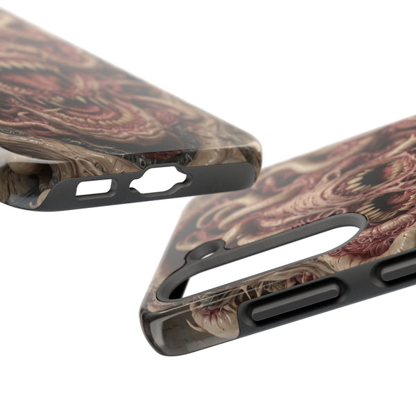 Horror-Inspired Tough Phone Case - Terrifying Monsters Design