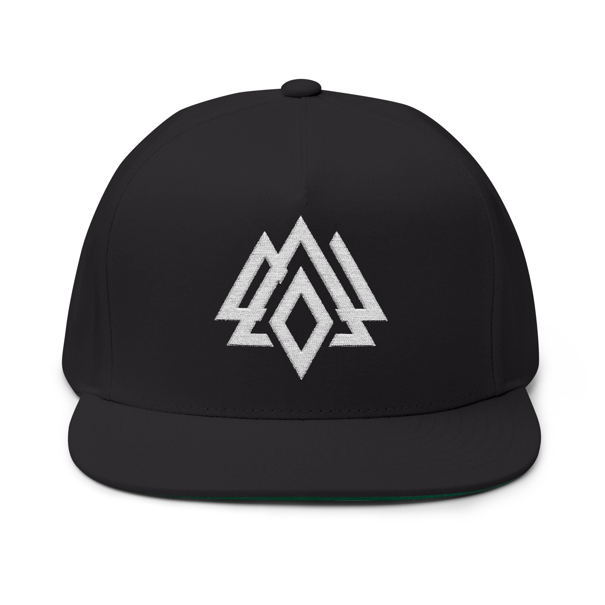Tattooed Theory Logo Embroidered Flat Bill Cap,