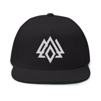 Tattooed Theory Logo Embroidered Flat Bill Cap,