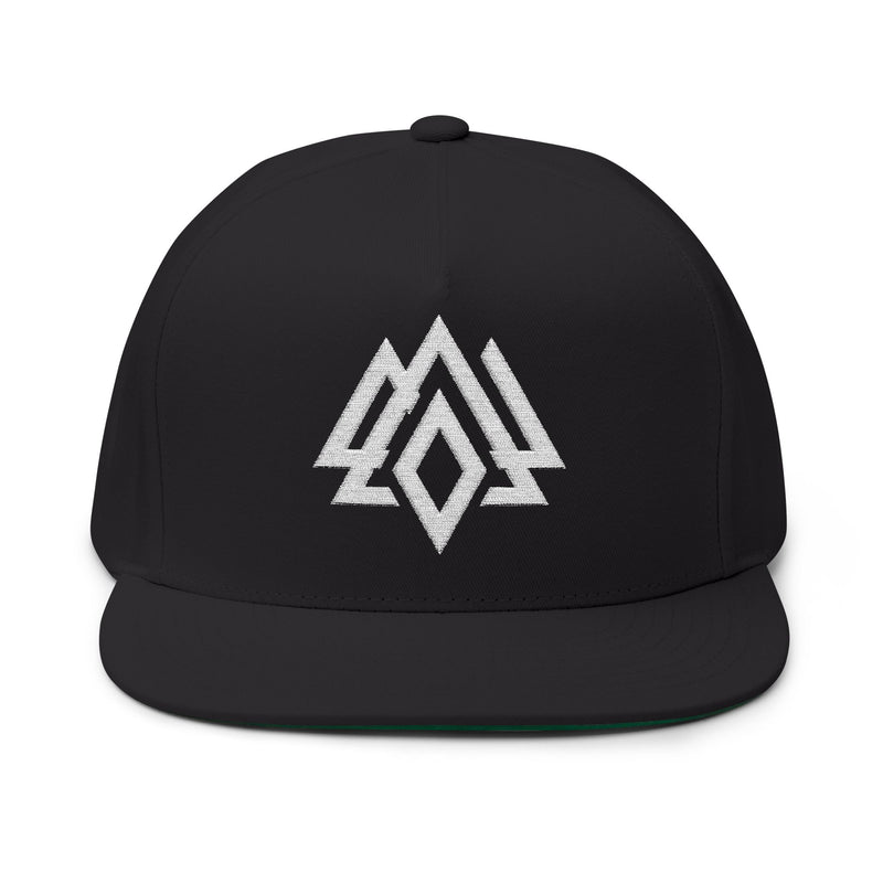 Tattooed Theory Logo Embroidered Flat Bill Cap,