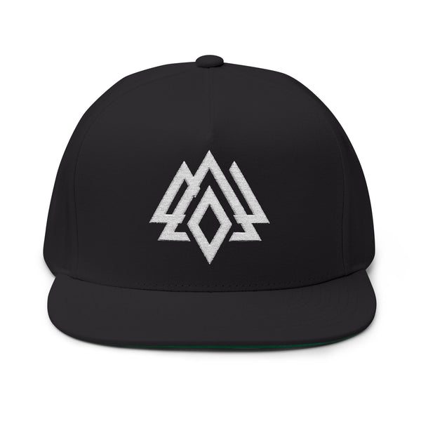 Tattooed Theory Logo Embroidered Flat Bill Cap,