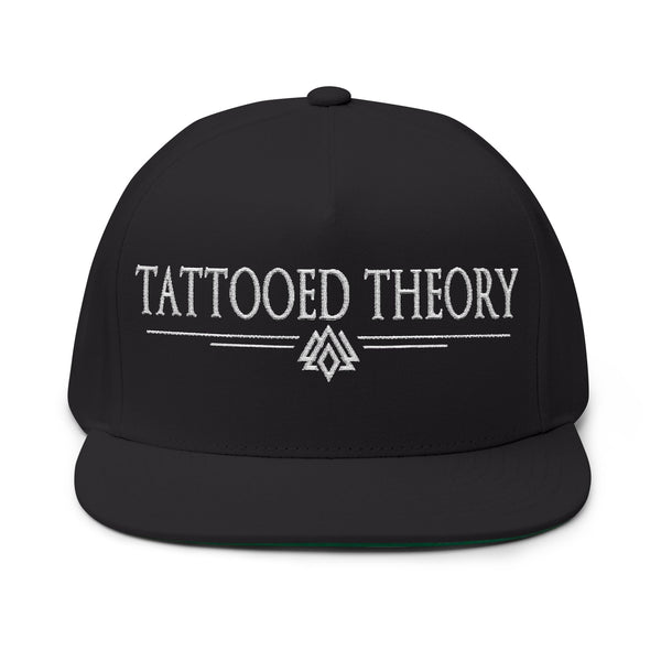 Tattooed Theory Flat Bill Cap, Cool Embroidered Cap