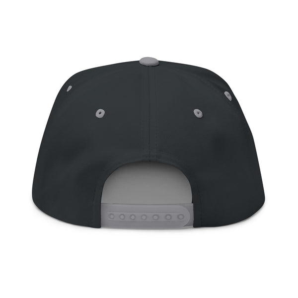Tattooed Theory T Stylish Flat Bill Cap with Embroidered Design - Urban Streetwear Hat