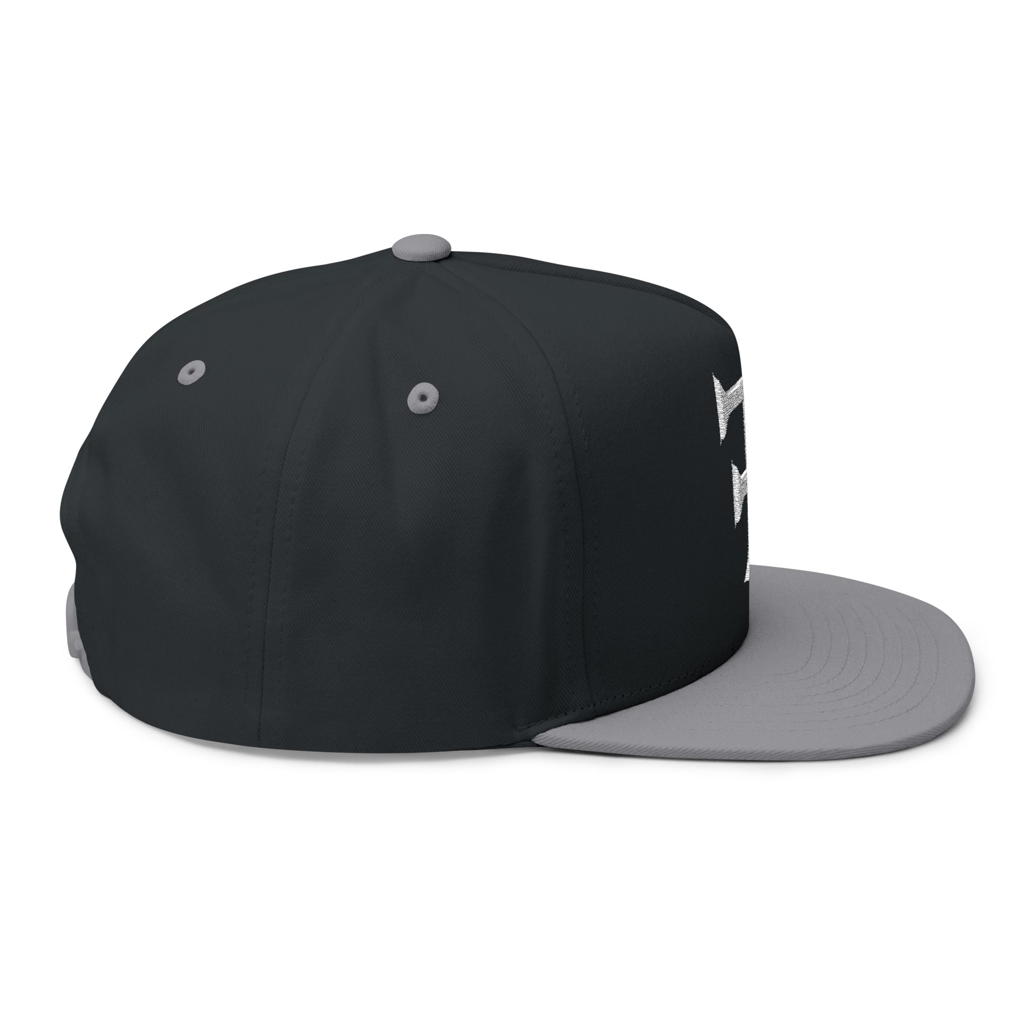 Tattooed Theory T Stylish Flat Bill Cap with Embroidered Design - Urban Streetwear Hat