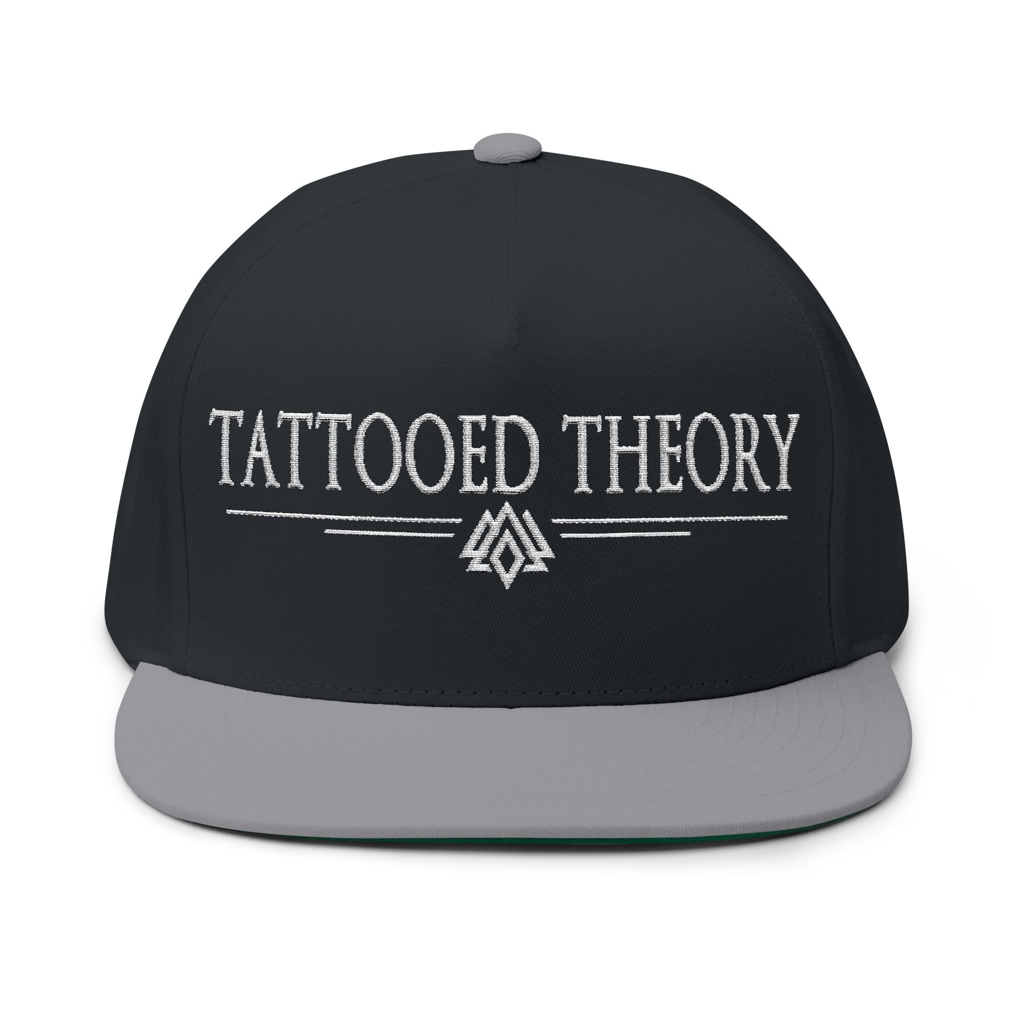 Tattooed Theory Flat Bill Cap, Cool Embroidered Cap