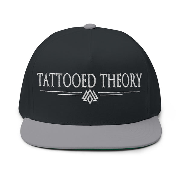 Tattooed Theory Flat Bill Cap, Cool Embroidered Cap
