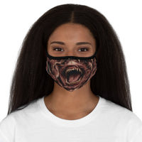 Graphic Horror Face Mask - Fitted Polyester Mask for Halloween and Cosplay