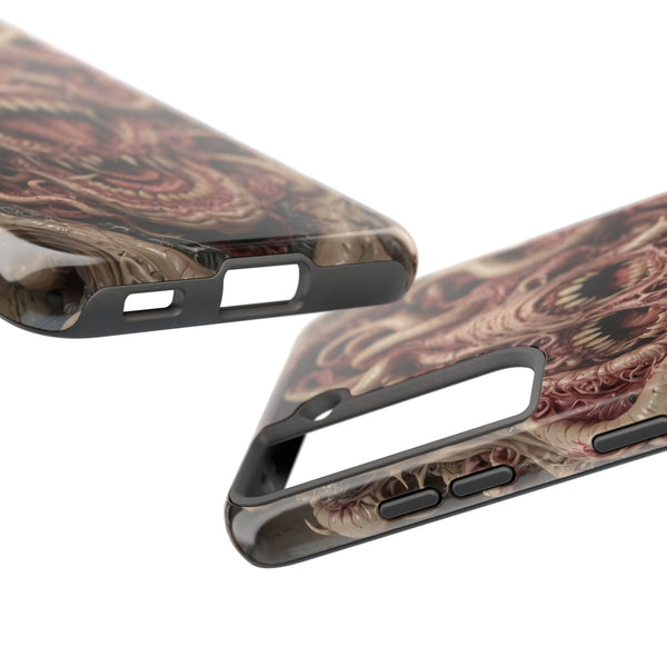 Horror-Inspired Tough Phone Case - Terrifying Monsters Design