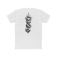 T-Shirt KINGS CROWN WHT - Men's Cotton Crew Tee - Tattooed Theory