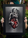 Prints "HELL CAT" Limited Art Print - Tattooed Theory