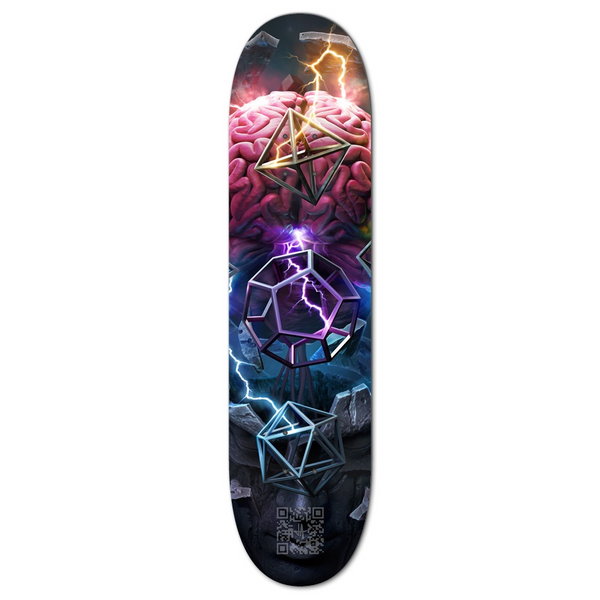 Skateboard "Enlightenment" Custom Skateboard - Tattooed Theory