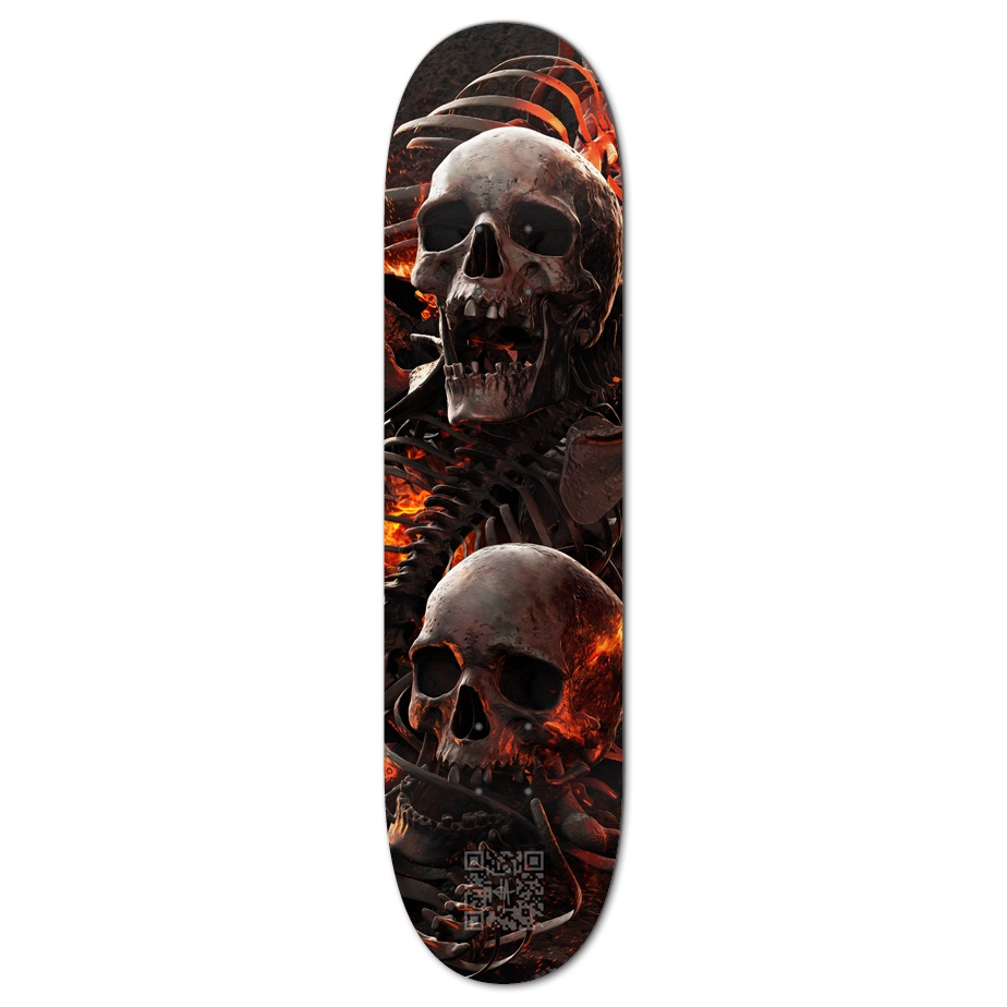 Skateboard "Torment" Custom Skateboard - Tattooed Theory