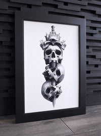 Prints "King's Crown" Limited Art Print - Tattooed Theory