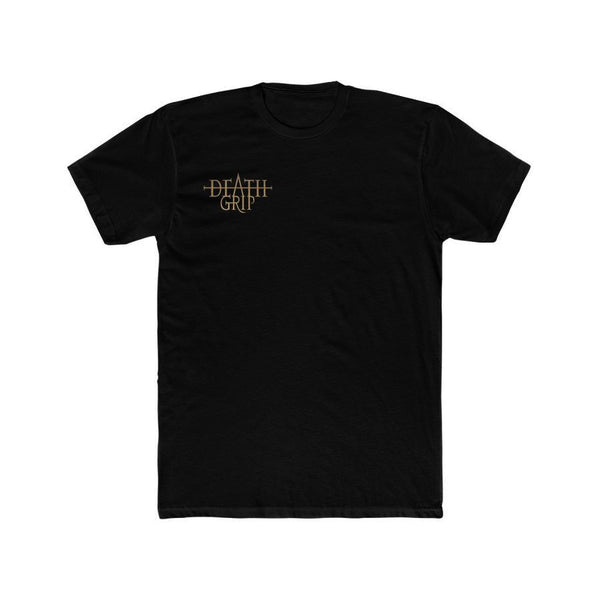 T-Shirt Gold Deathgrip Men's Cotton Crew Tee - Tattooed Theory