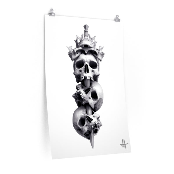 Poster KINGS CROWN Unlimited Premium Matte vertical posters - Tattooed Theory