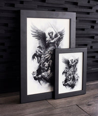 Prints "Archangel, The Head Collector" Art Print - Tattooed Theory