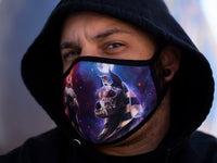 Accessories RA & ANUBIS - Fitted Polyester Face Mask - Tattooed Theory