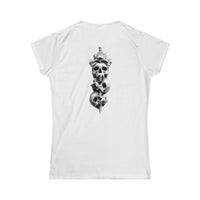 T-Shirt KINGS CROWN WHT - Women's Softstyle Tee - Tattooed Theory