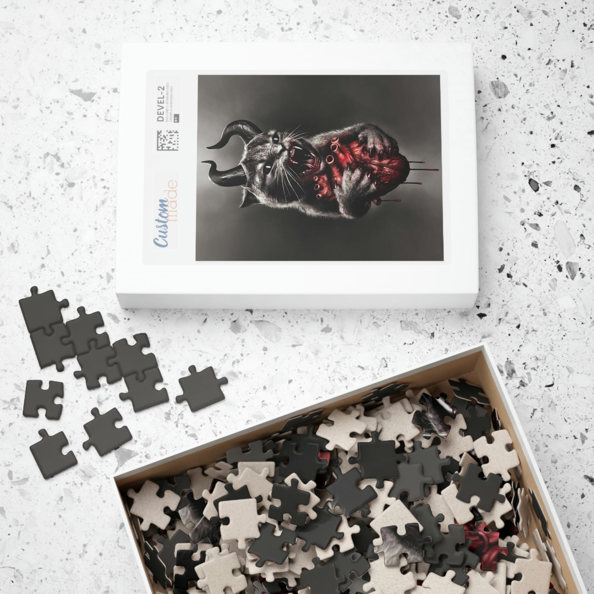Puzzle Hellcat Puzzle (110, 252, 500, 1014-piece) - Tattooed Theory