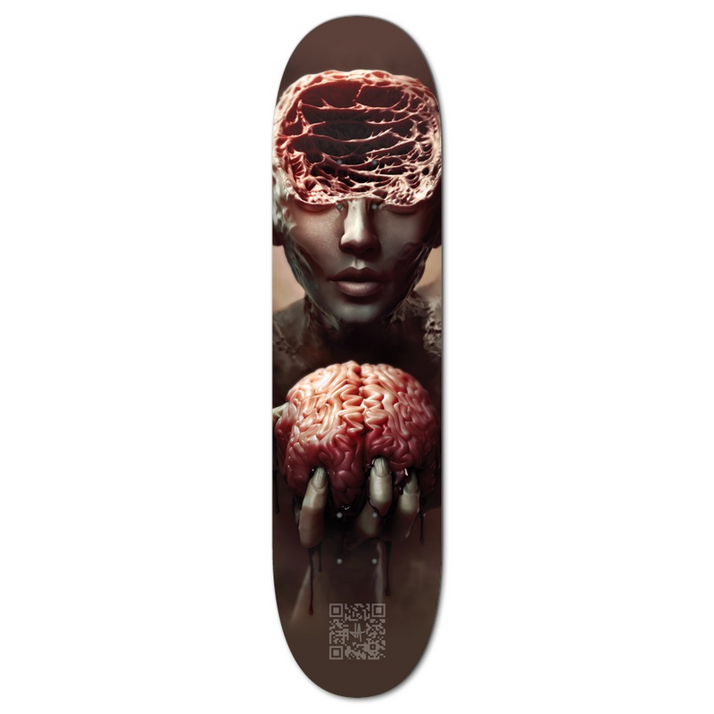 Skateboard "Anxiety" Custom Skateboard - Tattooed Theory