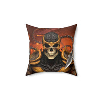 Home Decor Skorpion Legendary Sinner Spun Polyester Square Pillow - Tattooed Theory