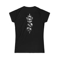 T-Shirt KINGS CROWN BLK - Women's Softstyle Tee - Tattooed Theory