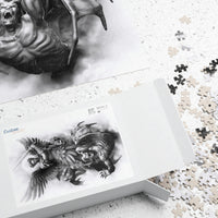 Puzzle St.Michael Head Hunter Puzzle (110, 252, 500, 1014-piece) - Tattooed Theory