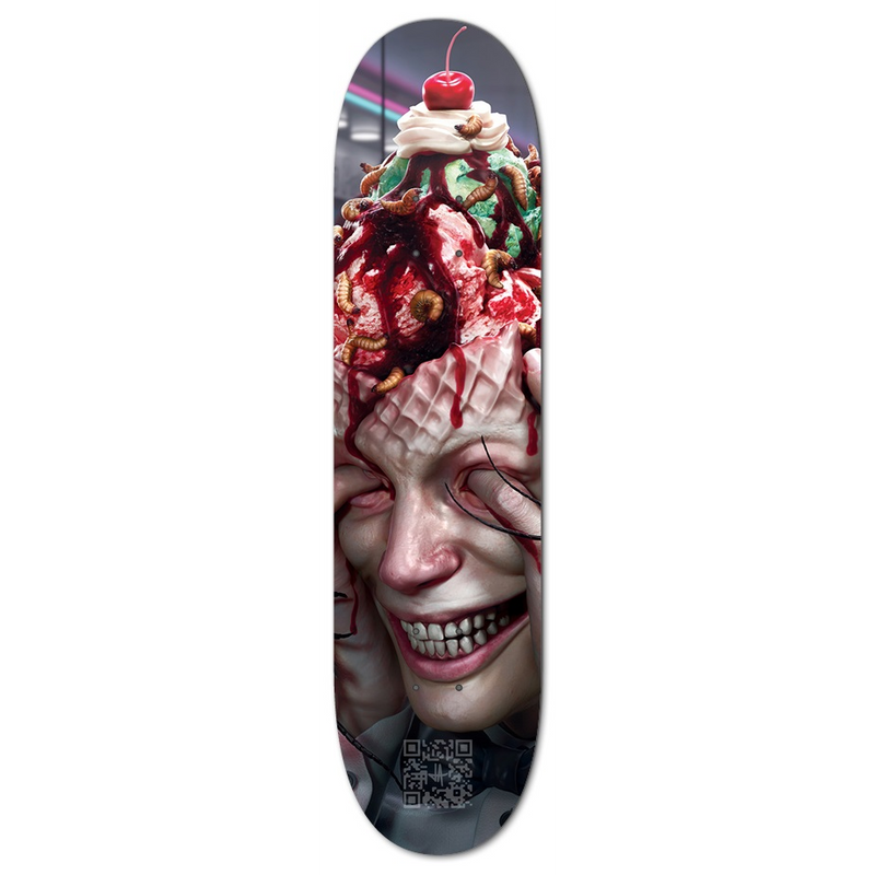 Skateboard "Icecream Man" Custom Skateboard - Tattooed Theory